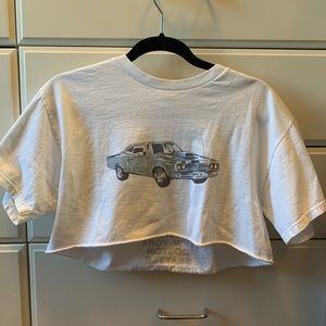 Brandy Melville Cropped Graphic Tee